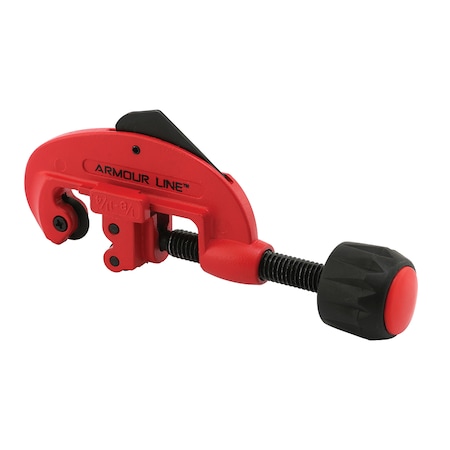 Prime-Line 1/8 inch To 1-1/8 inch Diameter Tubing Cutter, Screw Feed, Red (Single Pack) RP77112